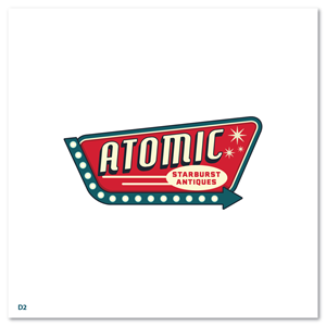 Logo-Design von Sujit Banerjee für Atomic Starburst Antiques LLC | Design: #32993648