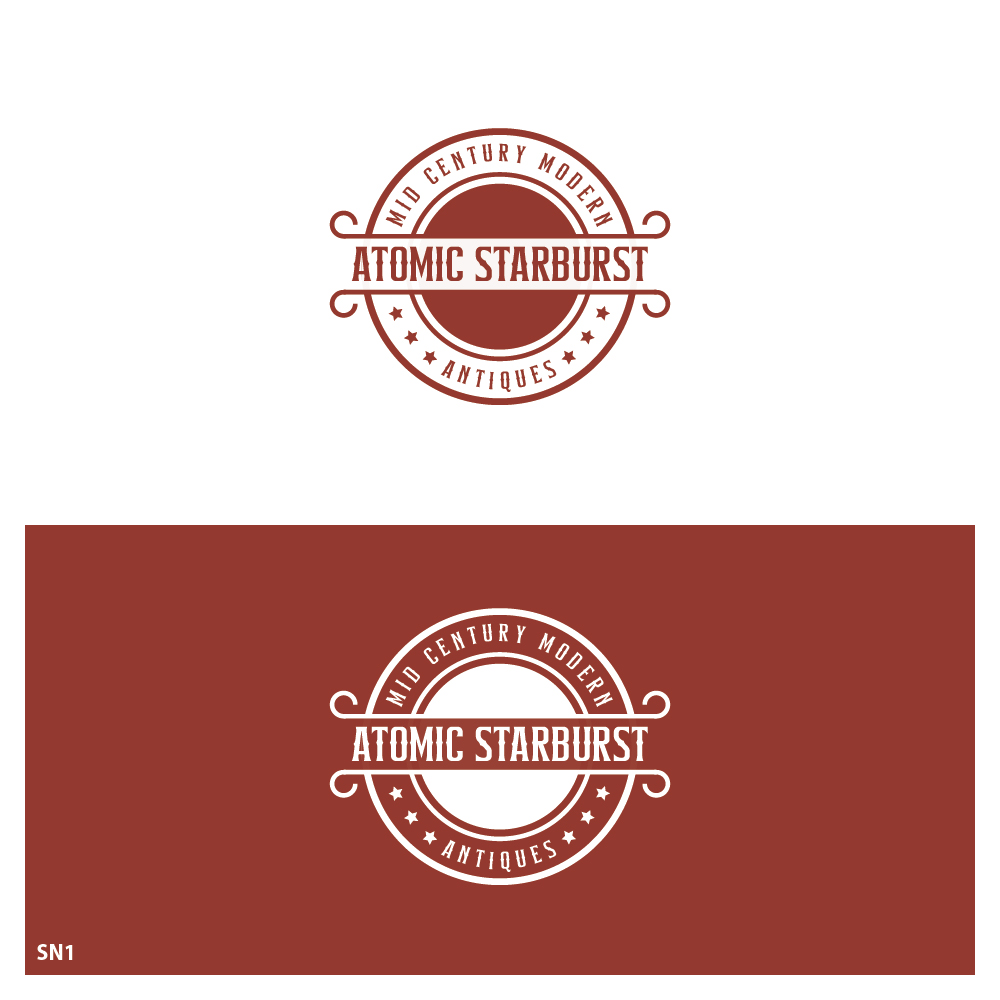 Logo Design by Sujit Banerjee for Atomic Starburst Antiques LLC | Design #32993654