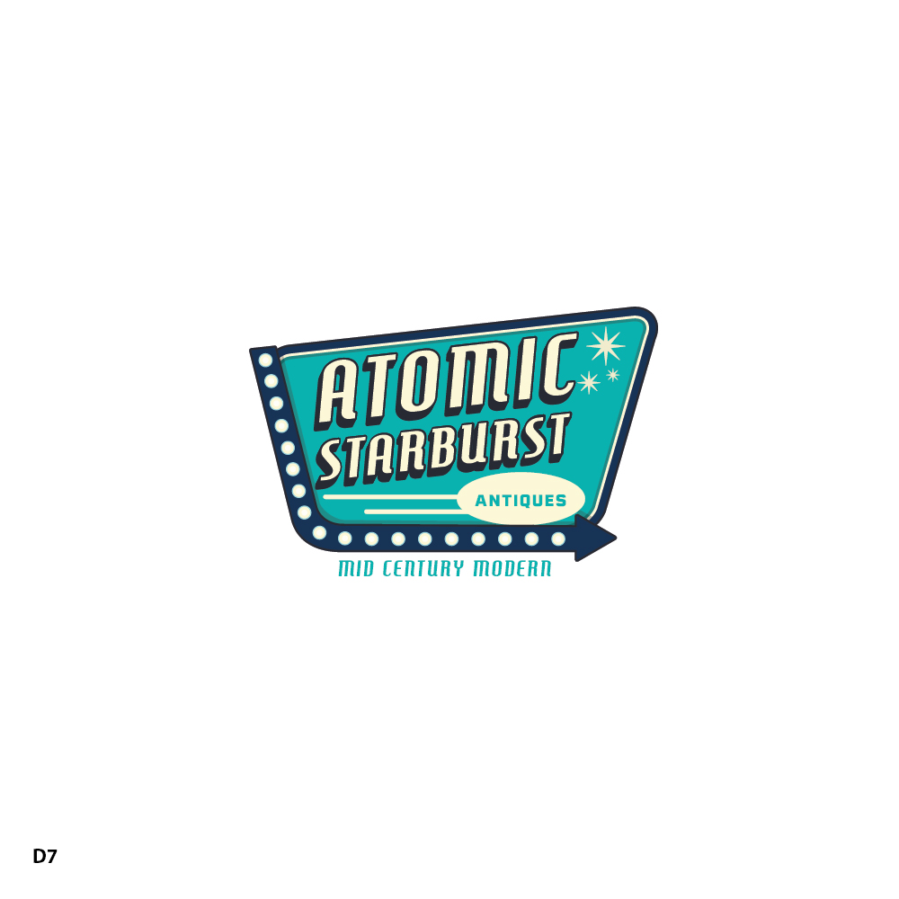 Logo Design by Sujit Banerjee for Atomic Starburst Antiques LLC | Design #33015031