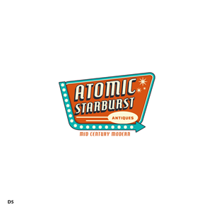 Logo-Design von Sujit Banerjee für Atomic Starburst Antiques LLC | Design: #33015032