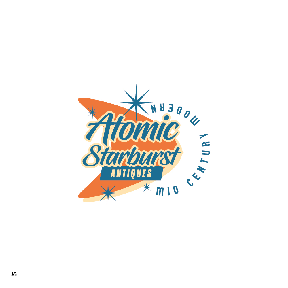 Logo Design by Sujit Banerjee for Atomic Starburst Antiques LLC | Design #33015034