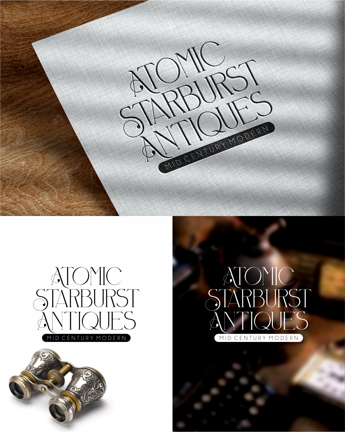 Logo-Design von momo57 für Atomic Starburst Antiques LLC | Design #32998053