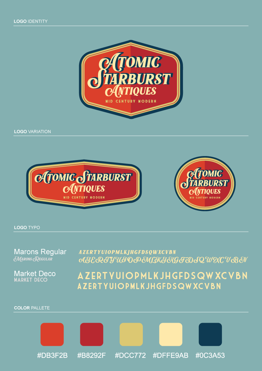 Logo Design by momo for Atomic Starburst Antiques LLC | Design #33023608