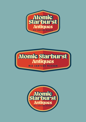 Logo-Design von momo für Atomic Starburst Antiques LLC | Design: #33024934