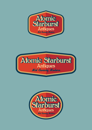 Logo-Design von momo für Atomic Starburst Antiques LLC | Design: #33025066