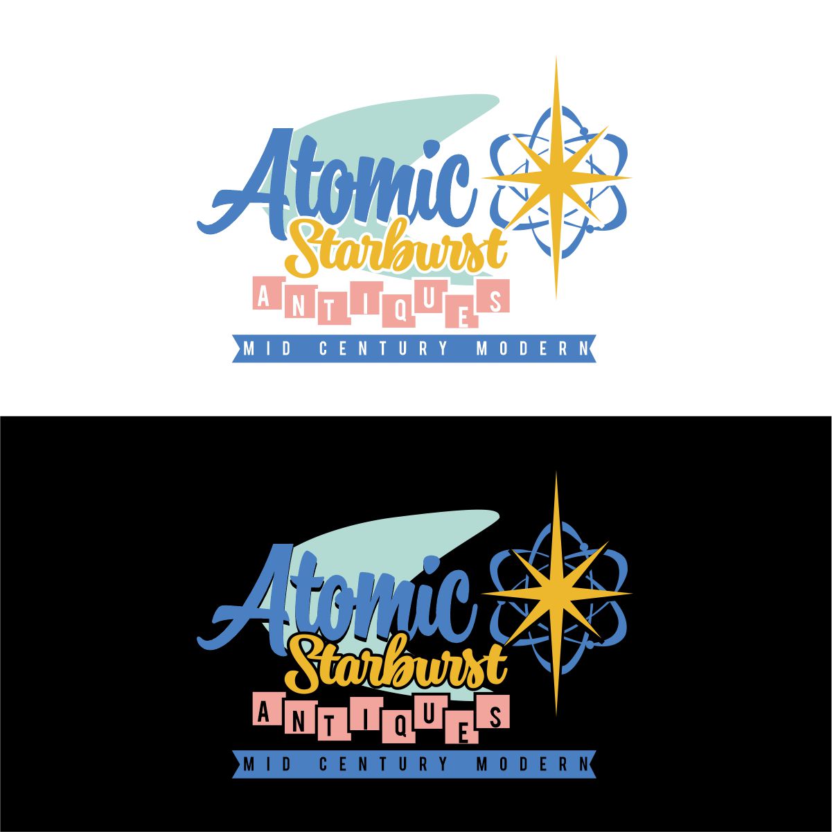 Logo-Design von creative.bugs für Atomic Starburst Antiques LLC | Design #32990459