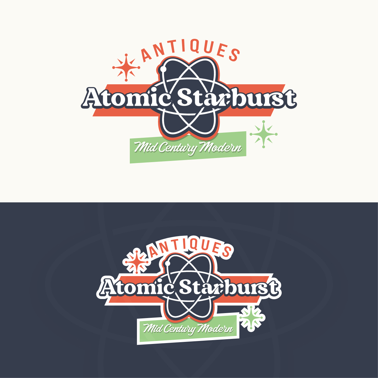 Logo Design by The Lion Studios for Atomic Starburst Antiques LLC | Design #32985401