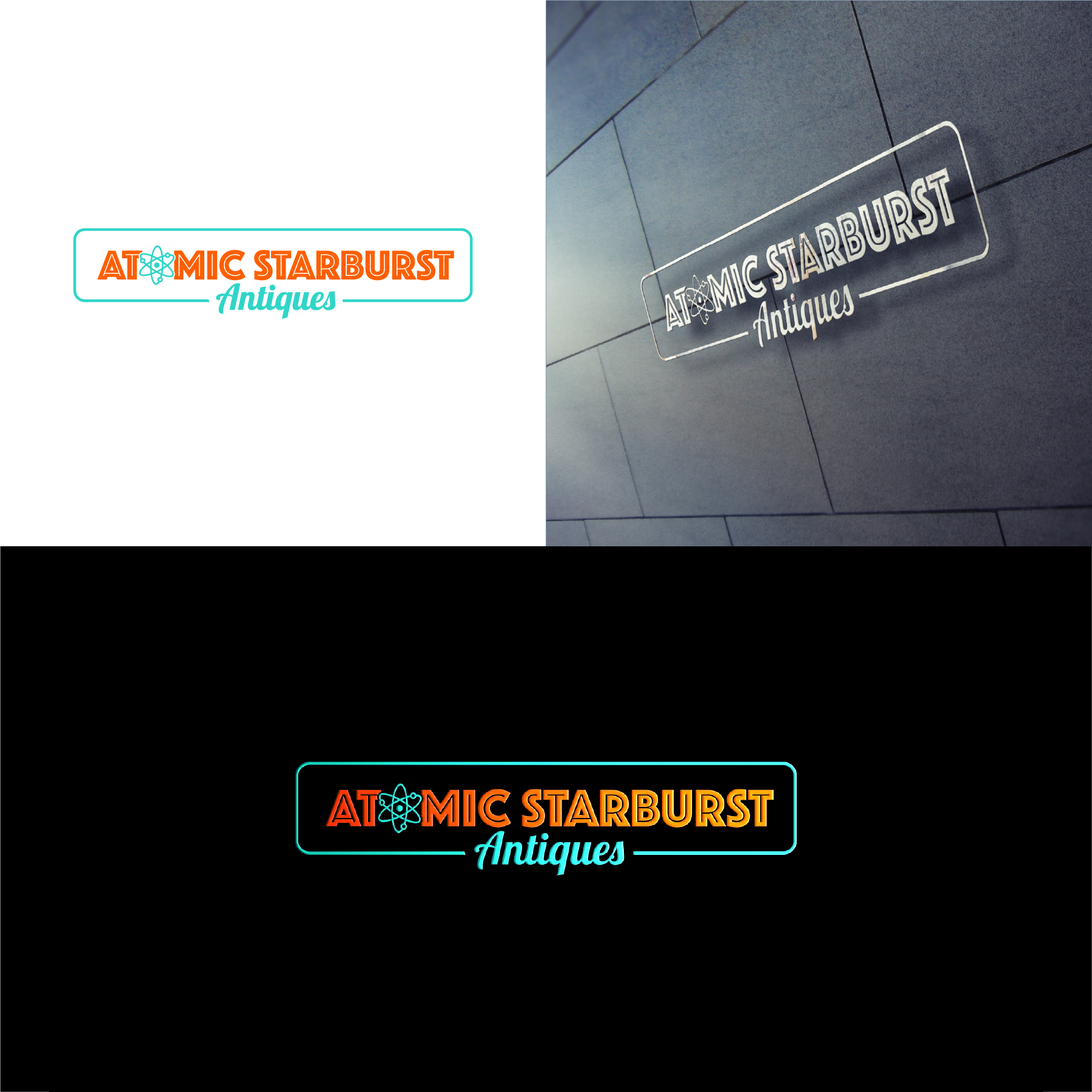 Logo Design by The Lion Studios for Atomic Starburst Antiques LLC | Design #32997955