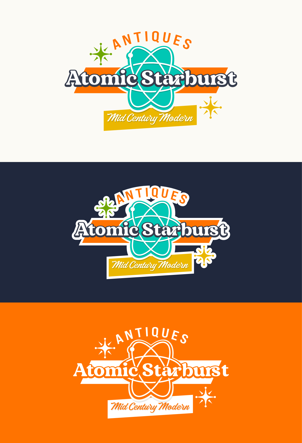 Logo Design by The Lion Studios for Atomic Starburst Antiques LLC | Design #32998806