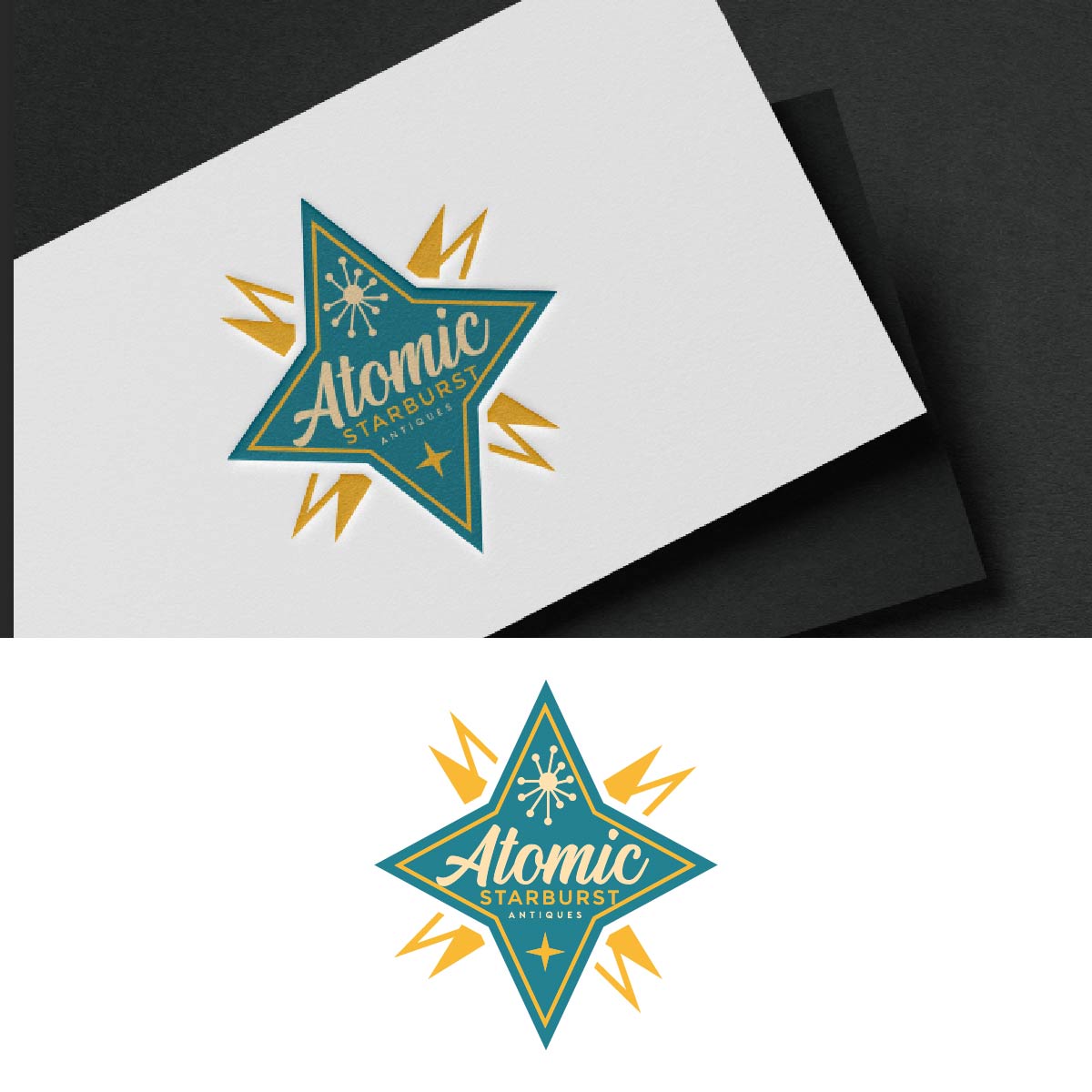 Logo Design by fly  design for Atomic Starburst Antiques LLC | Design #32993696