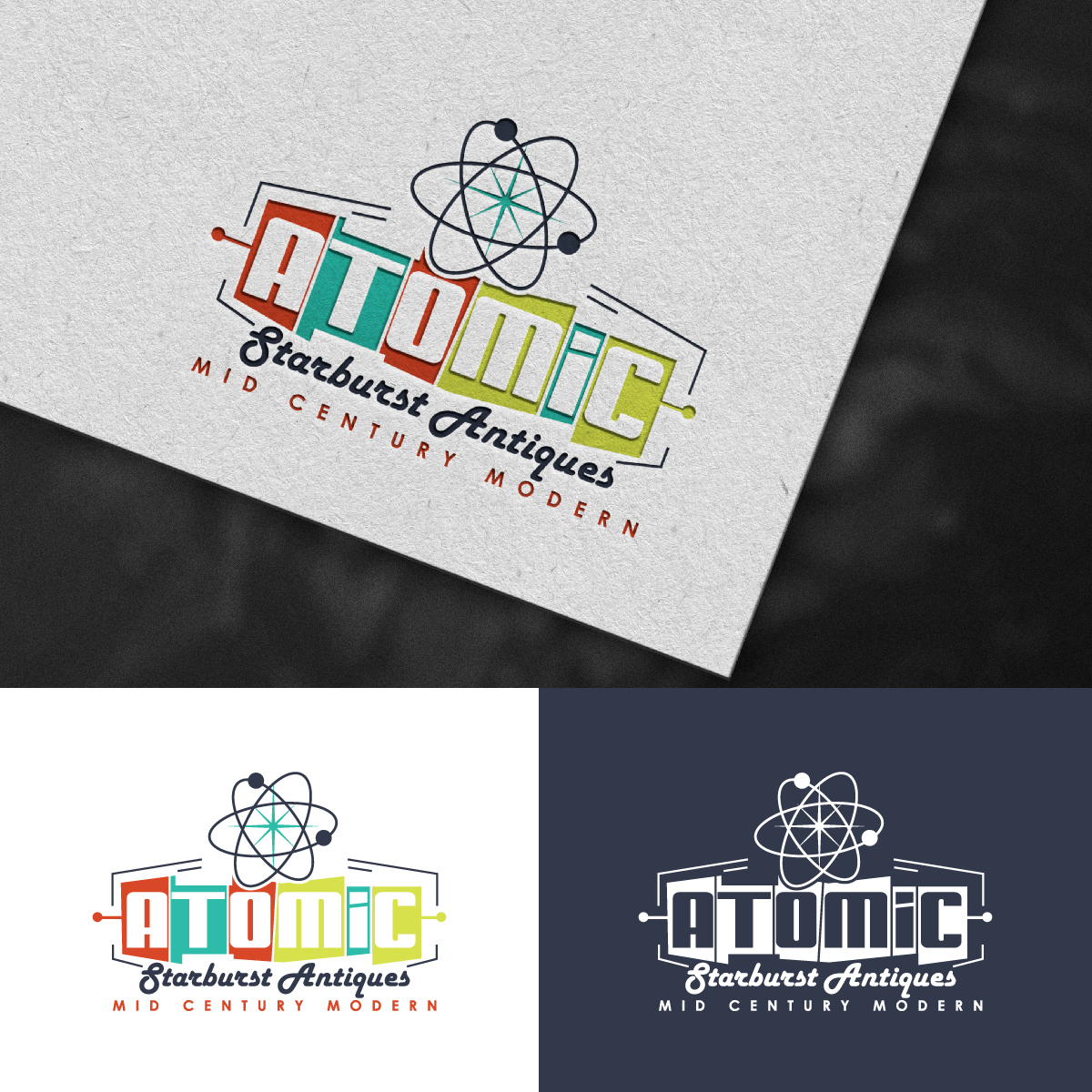 Logo Design by DesignLima for Atomic Starburst Antiques LLC | Design #33005631