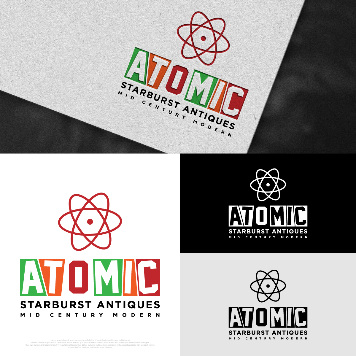 Logo Design by DesignLima for Atomic Starburst Antiques LLC | Design #33005632