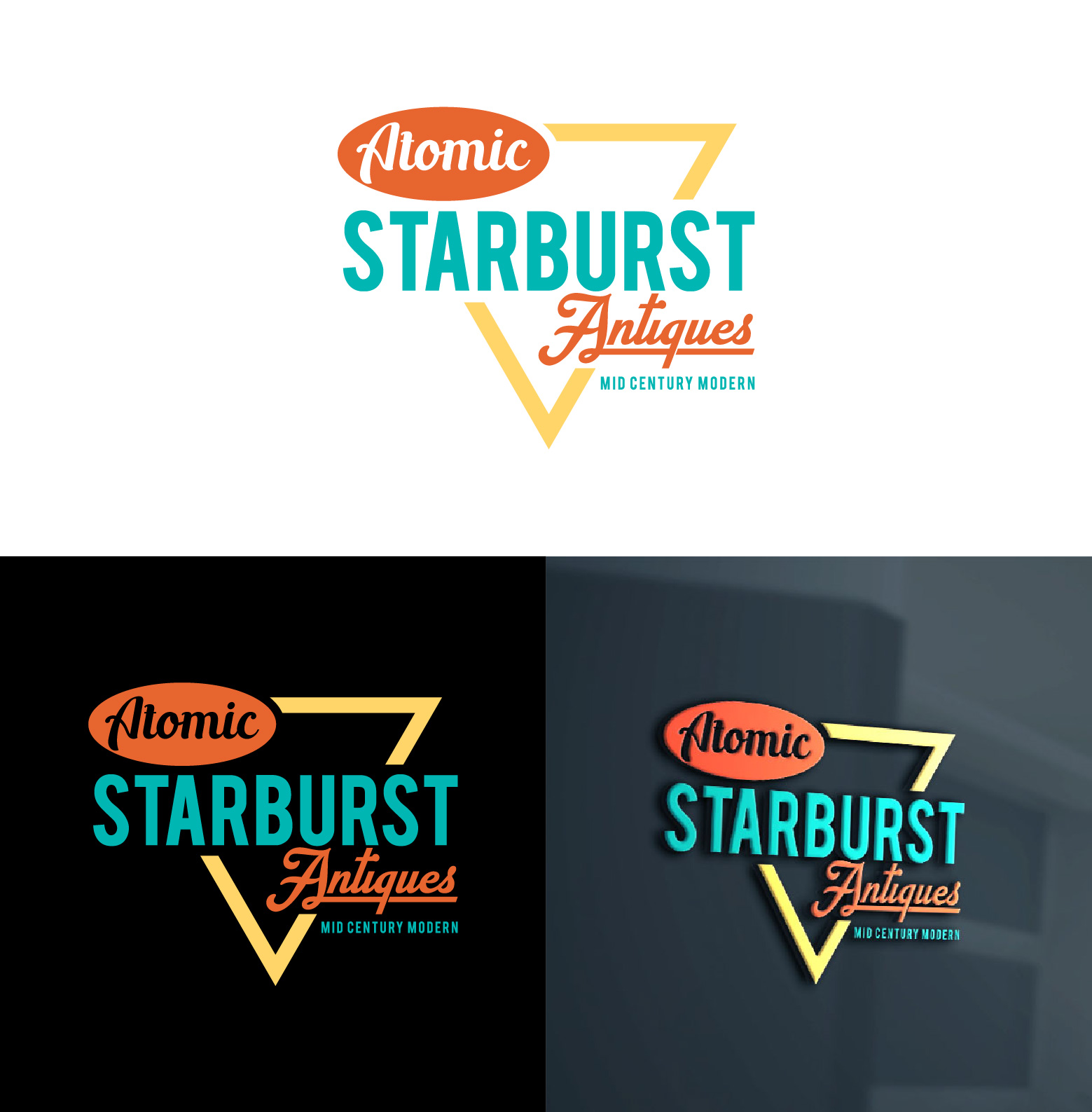 Logo Design by 4tech services for Atomic Starburst Antiques LLC | Design #32985060