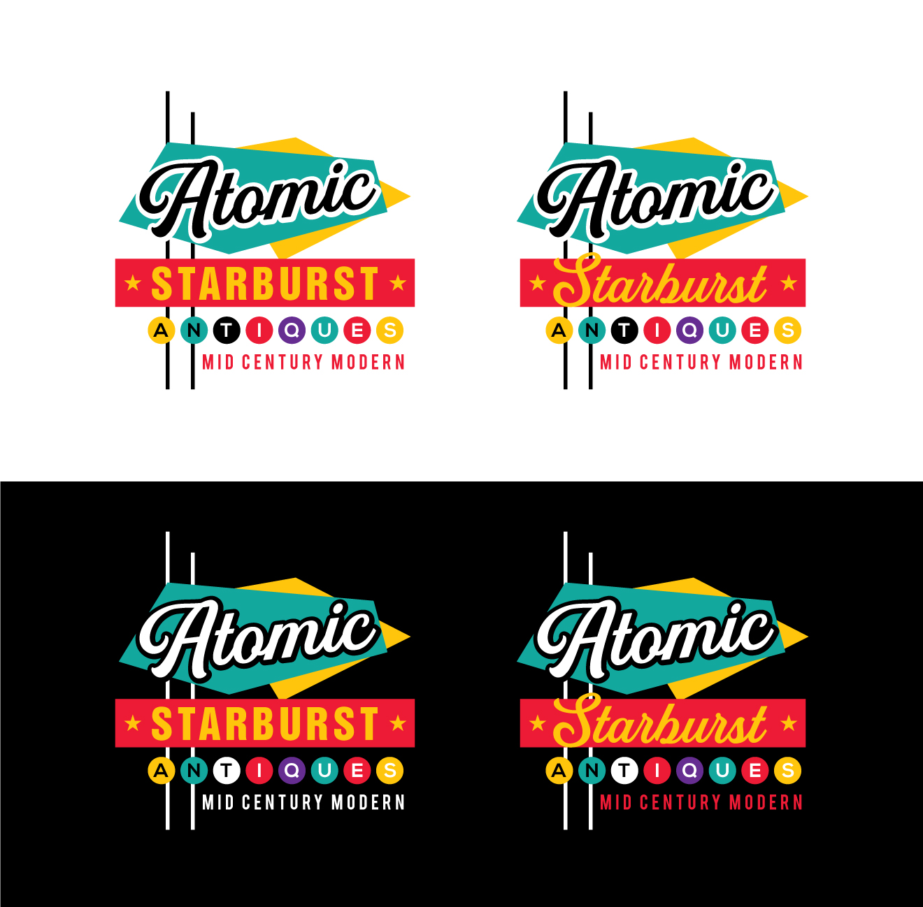 Logo-Design von step forward 2 für Atomic Starburst Antiques LLC | Design #32997440