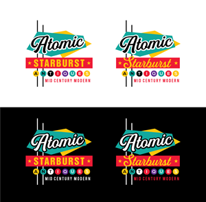 Logo-Design von step forward 2 für Atomic Starburst Antiques LLC | Design: #32997440