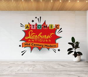 Logo-Design von Mega House für Atomic Starburst Antiques LLC | Design: #33002074