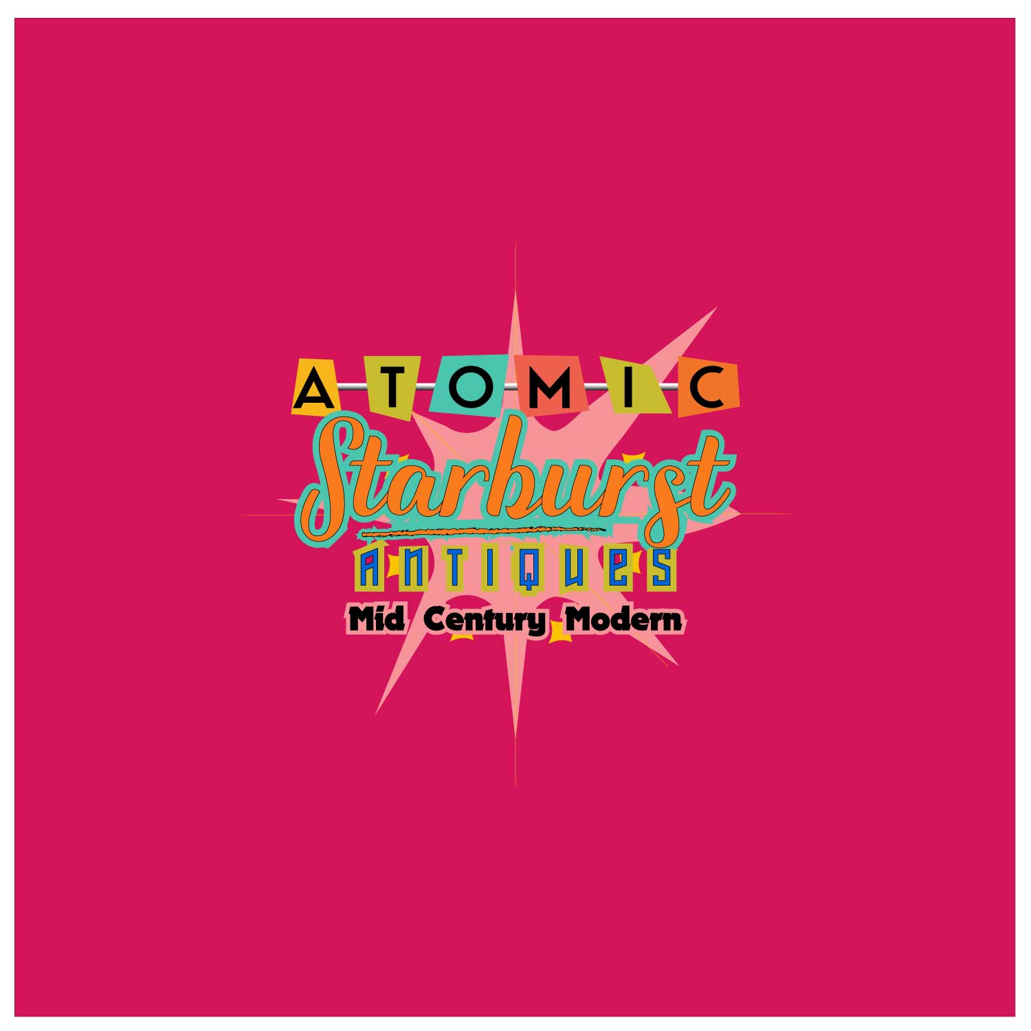 Logo-Design von Mega House für Atomic Starburst Antiques LLC | Design #33073041