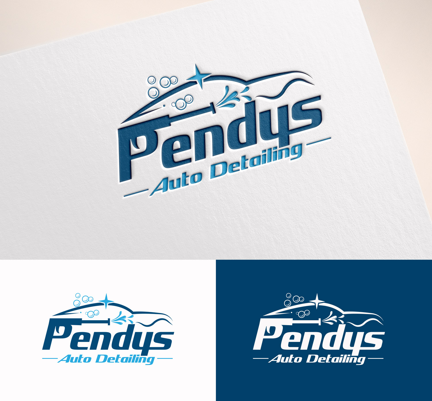 Logo Design by M Art & Design for Pendys Auto Detailing PTY LIMITED | Design #33013436