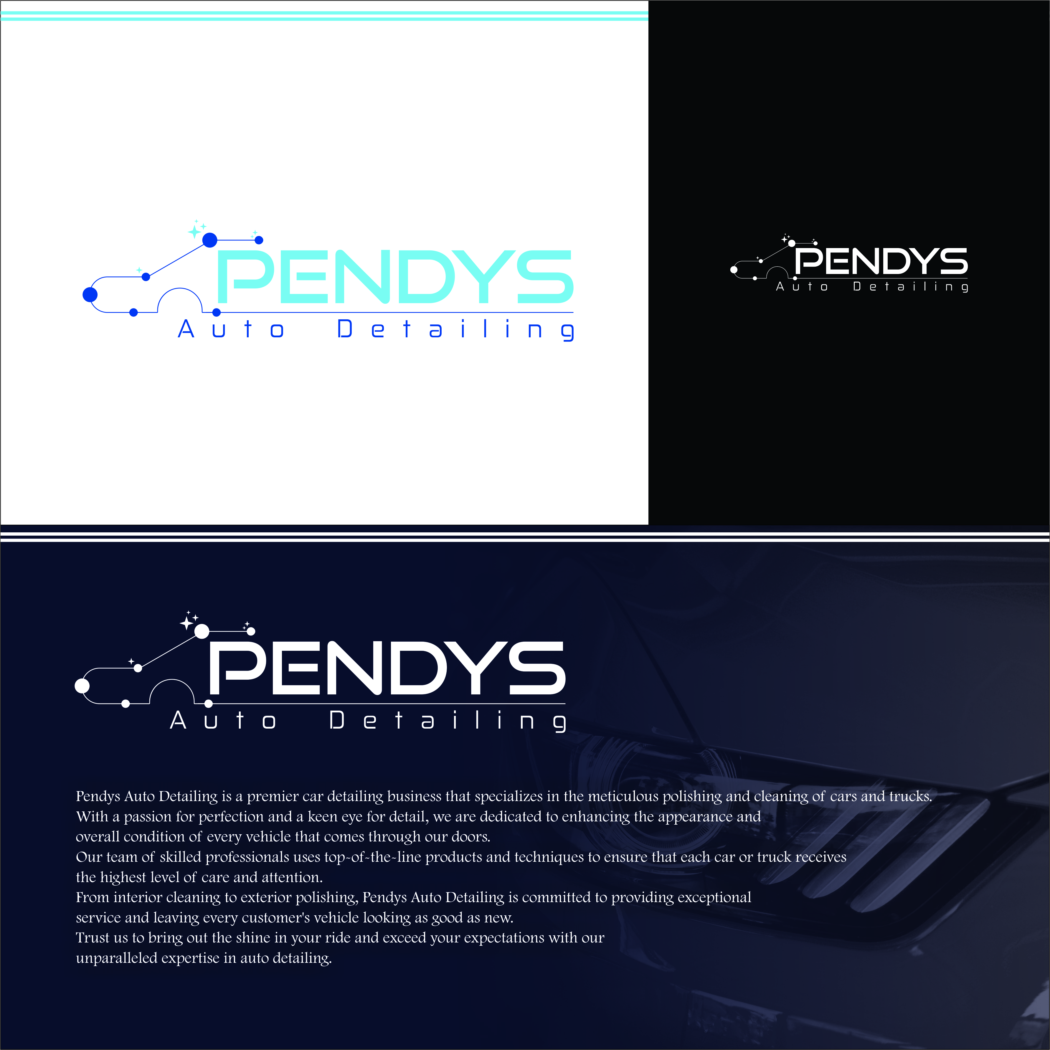 Logo Design by BLINDMOON for Pendys Auto Detailing PTY LIMITED | Design #33014973