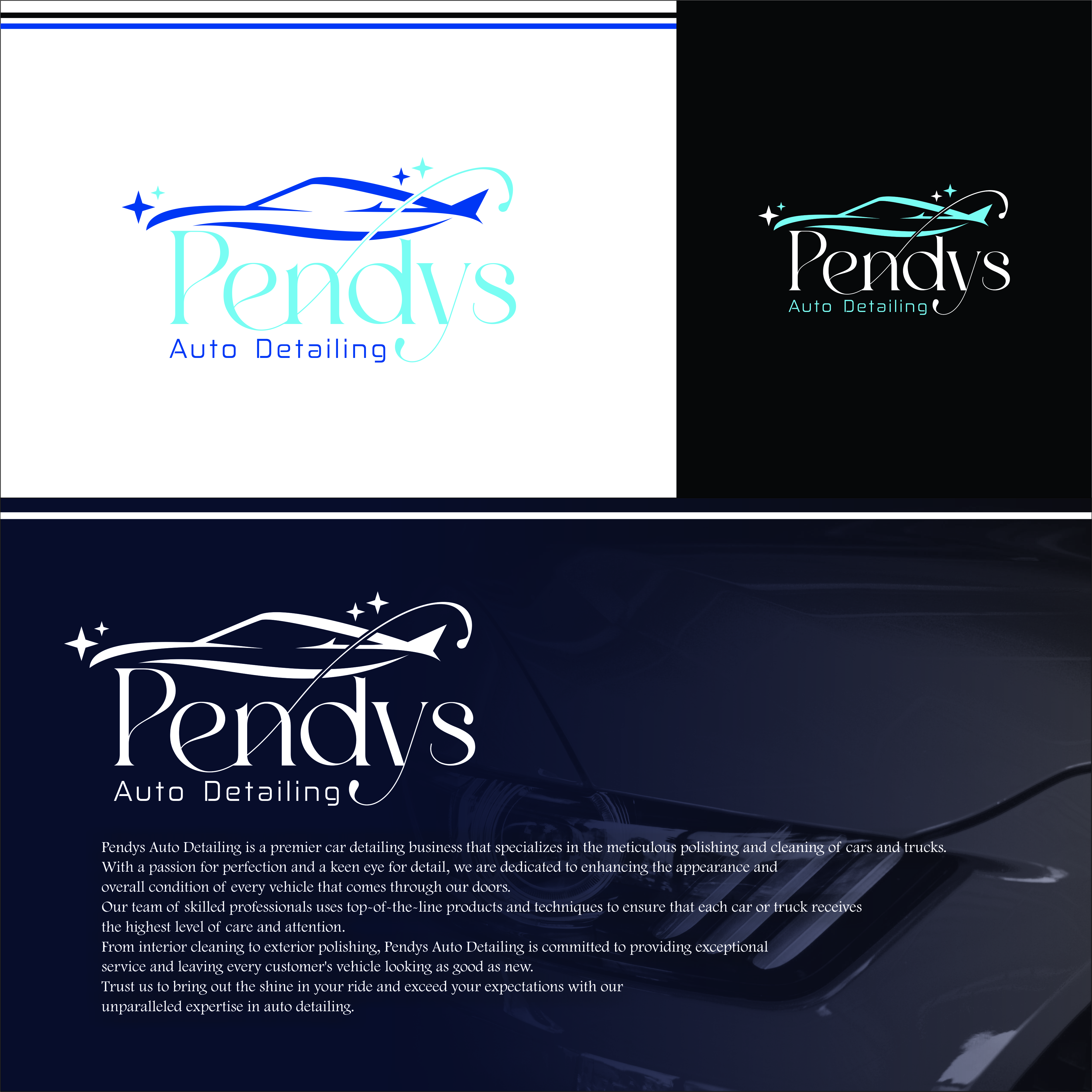 Logo Design by BLINDMOON for Pendys Auto Detailing PTY LIMITED | Design #33014975
