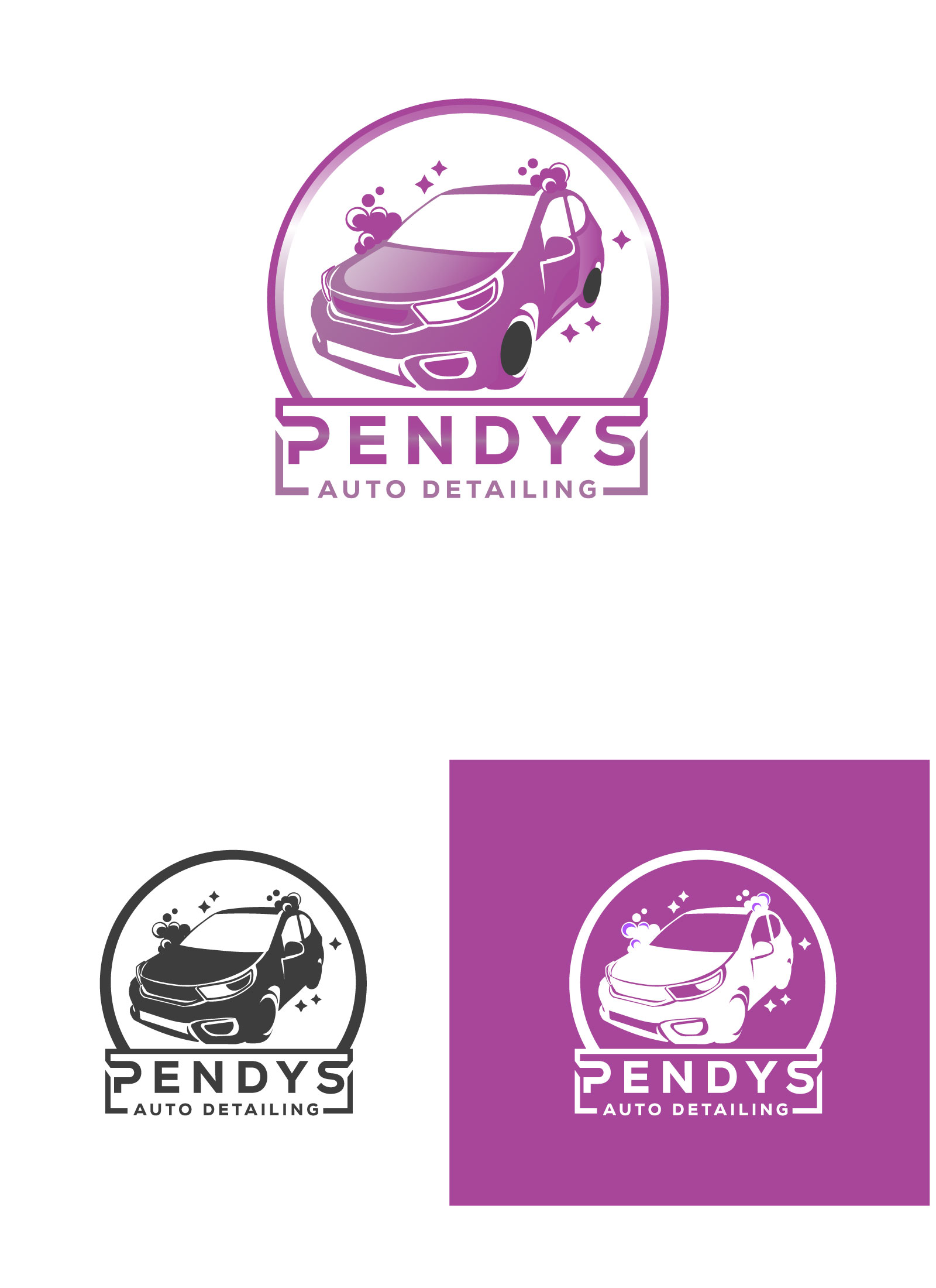 Logo Design by F a r i s a for Pendys Auto Detailing PTY LIMITED | Design #33020238