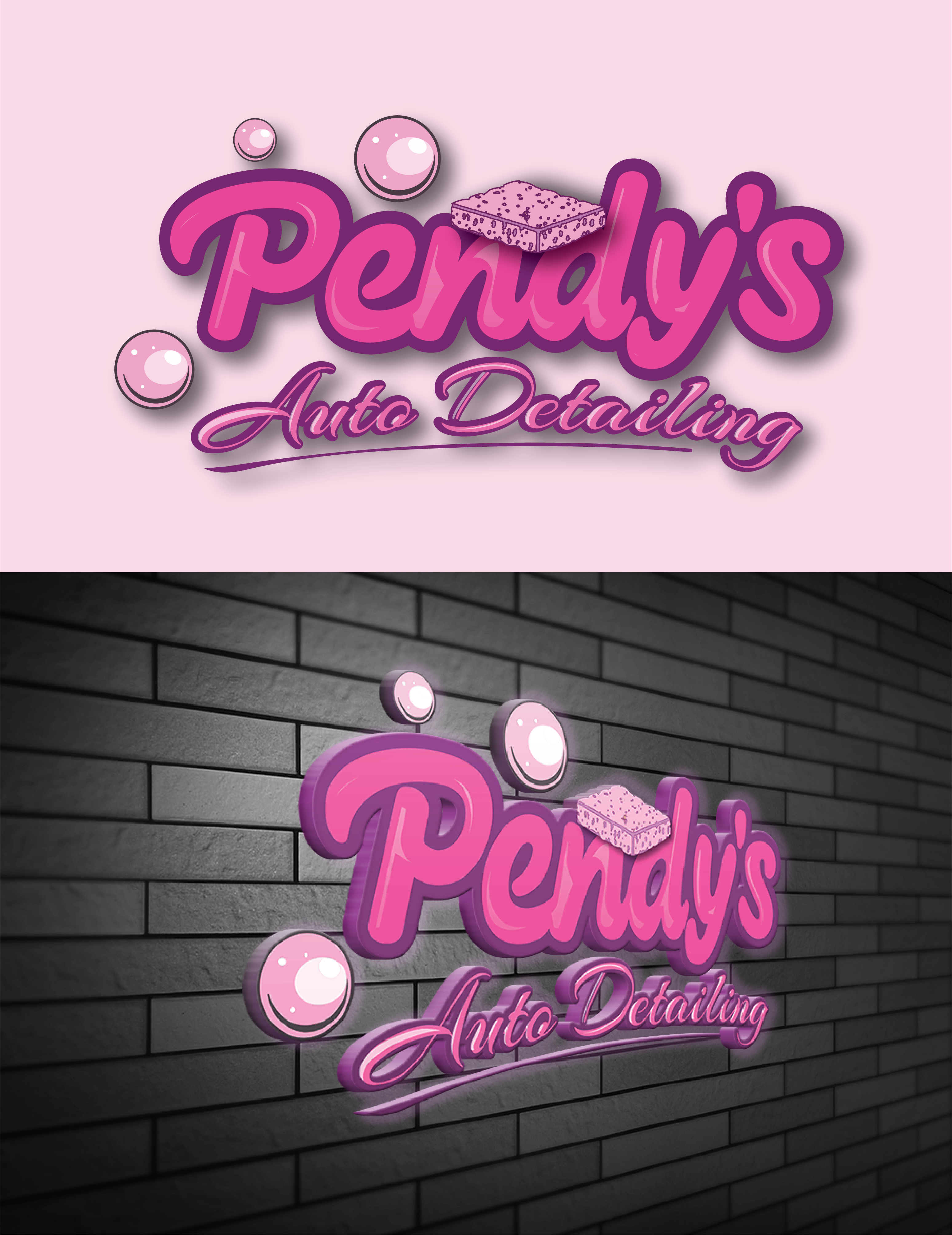 Logo Design by Vibrix Media for Pendys Auto Detailing PTY LIMITED | Design #33018861