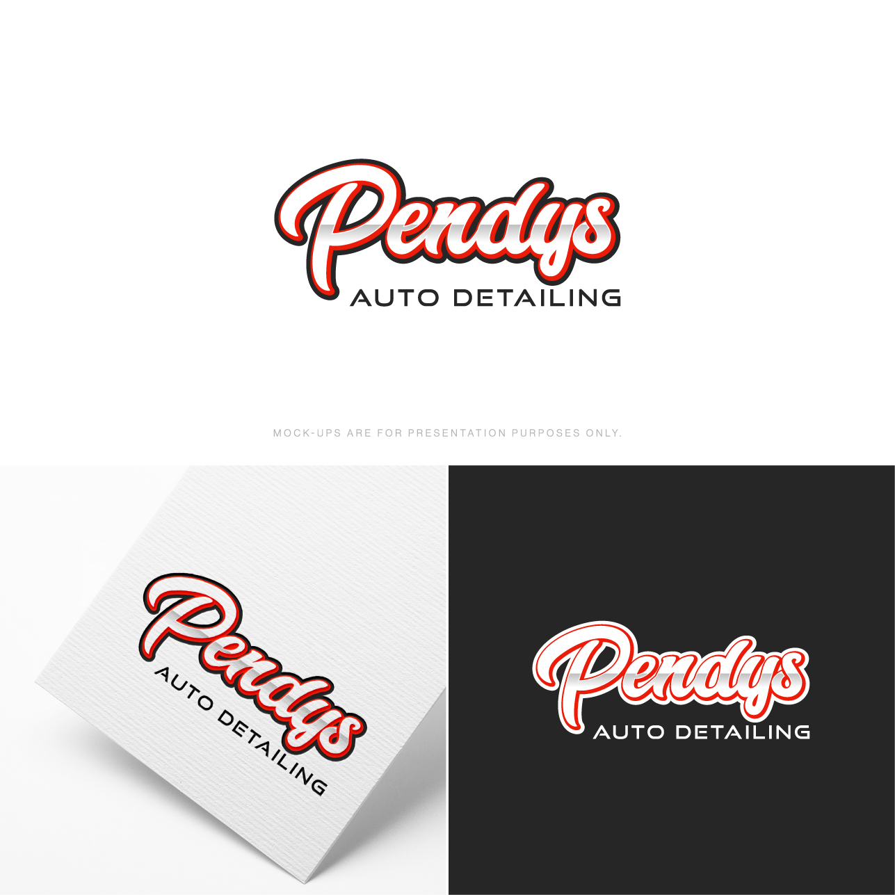 Logo Design by The Lion Studios for Pendys Auto Detailing PTY LIMITED | Design #33013100