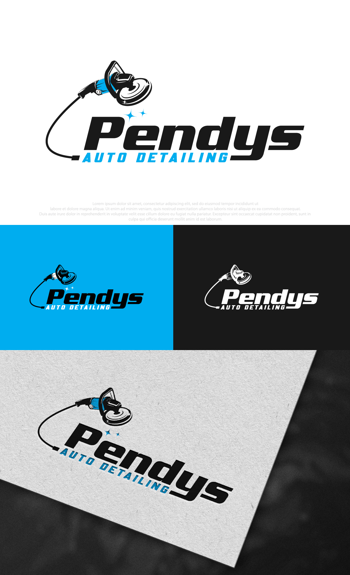 Logo Design by DesignLima for Pendys Auto Detailing PTY LIMITED | Design #33029351