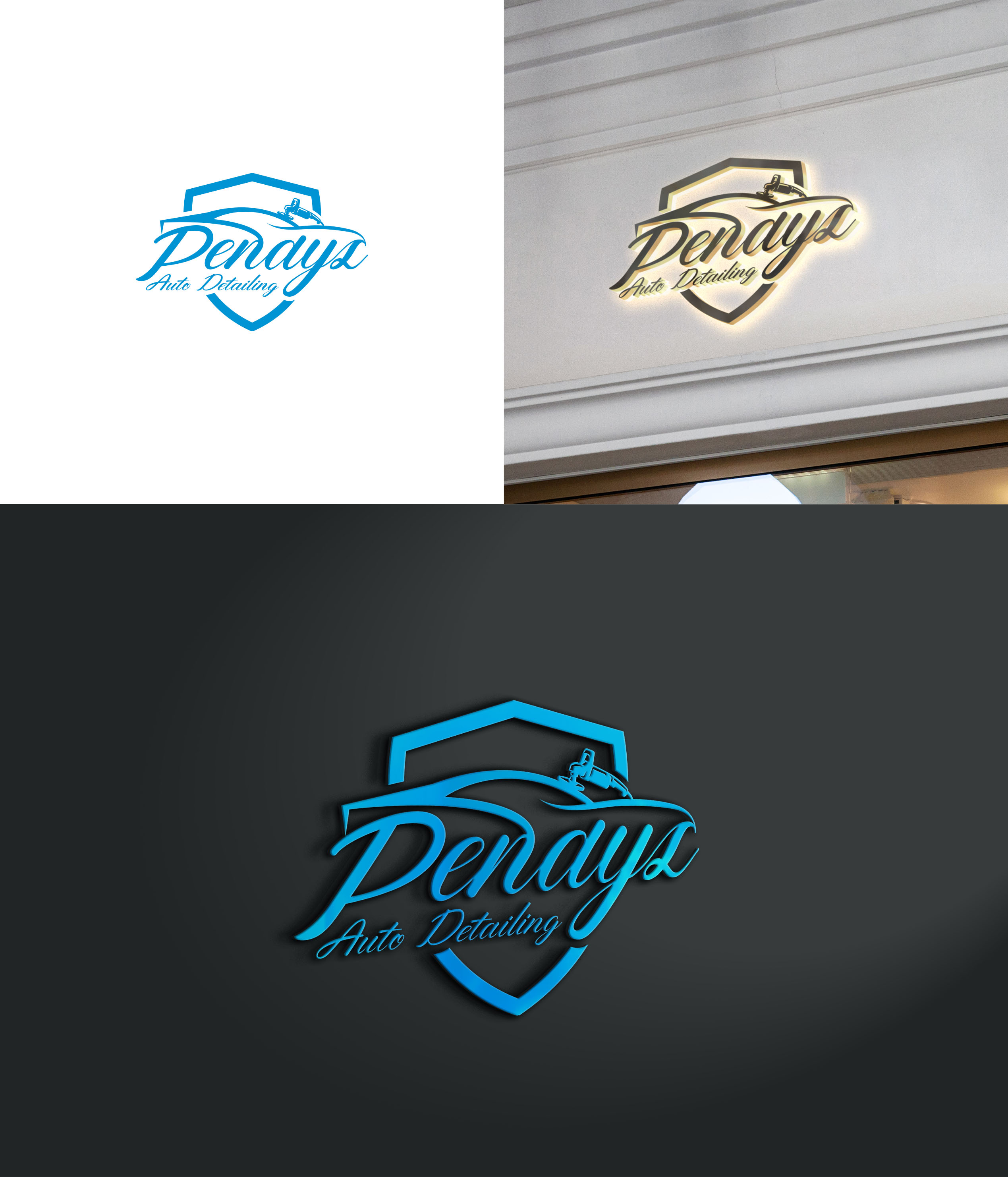 Logo Design by aexo for Pendys Auto Detailing PTY LIMITED | Design #33013180