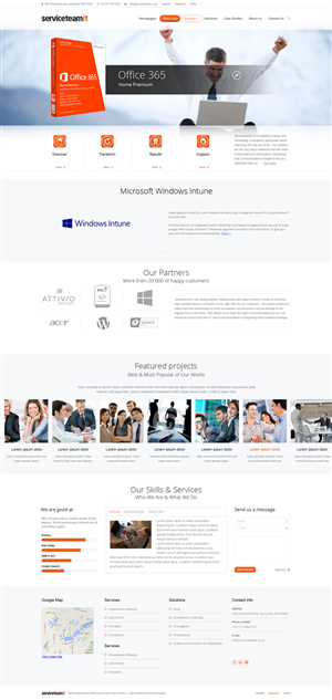 Wordpress Design by Black Stallions Impressive Solutions for this project | Design #3104968
