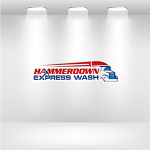 Logo Design by MD Habibur Rahman for Hammerdown Express Wash  | Design: #32993683