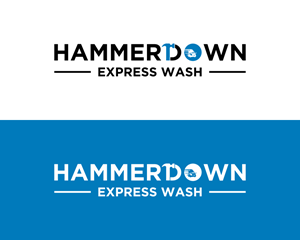 Diseño de Logo por edmore para Hammerdown Express Wash  | Diseño: #33008461