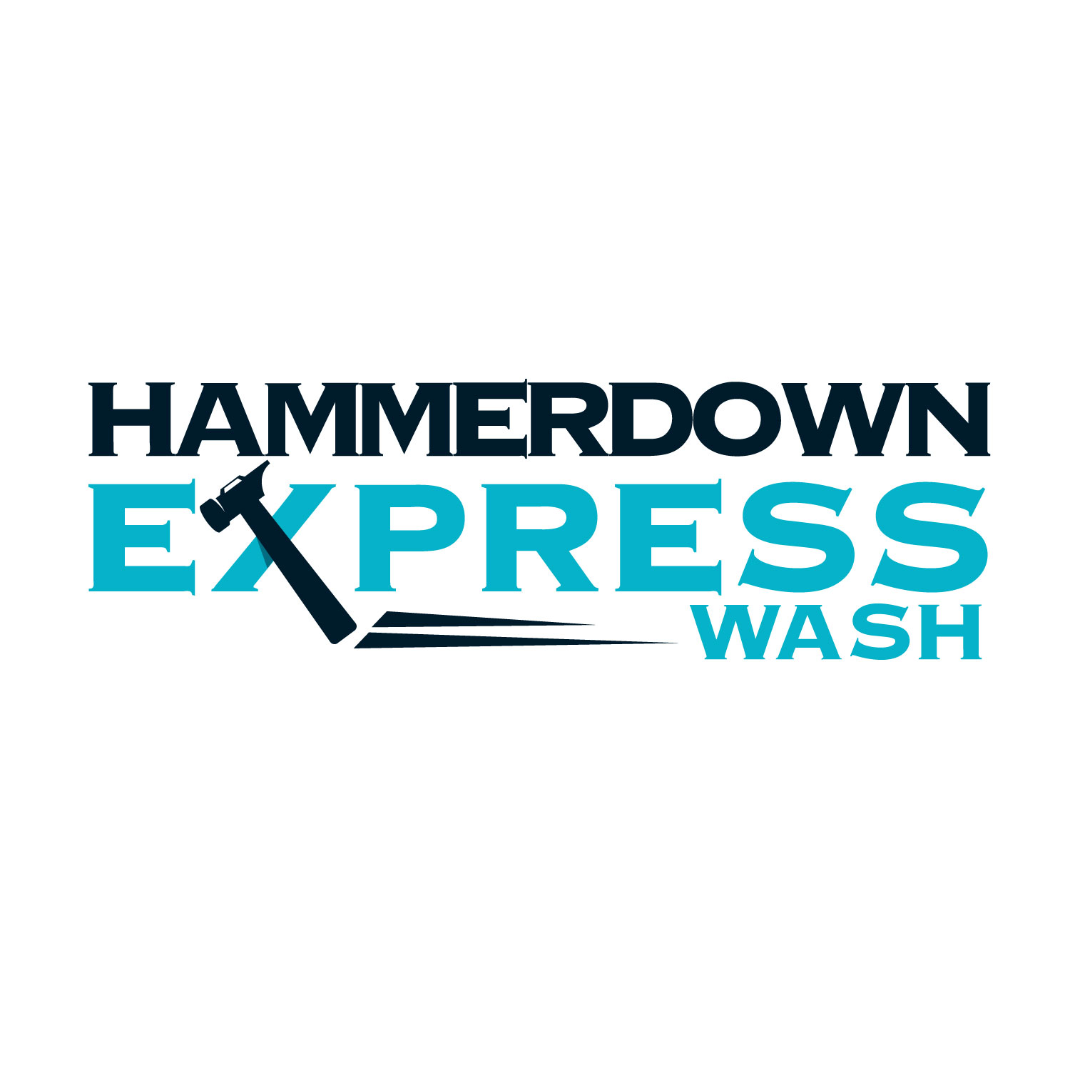 Logo Design by Krold IT Solutions for Hammerdown Express Wash  | Design #32994644