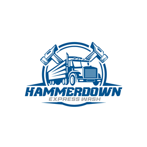 Diseño de Logo por Krold IT Solutions para Hammerdown Express Wash  | Diseño: #33001830