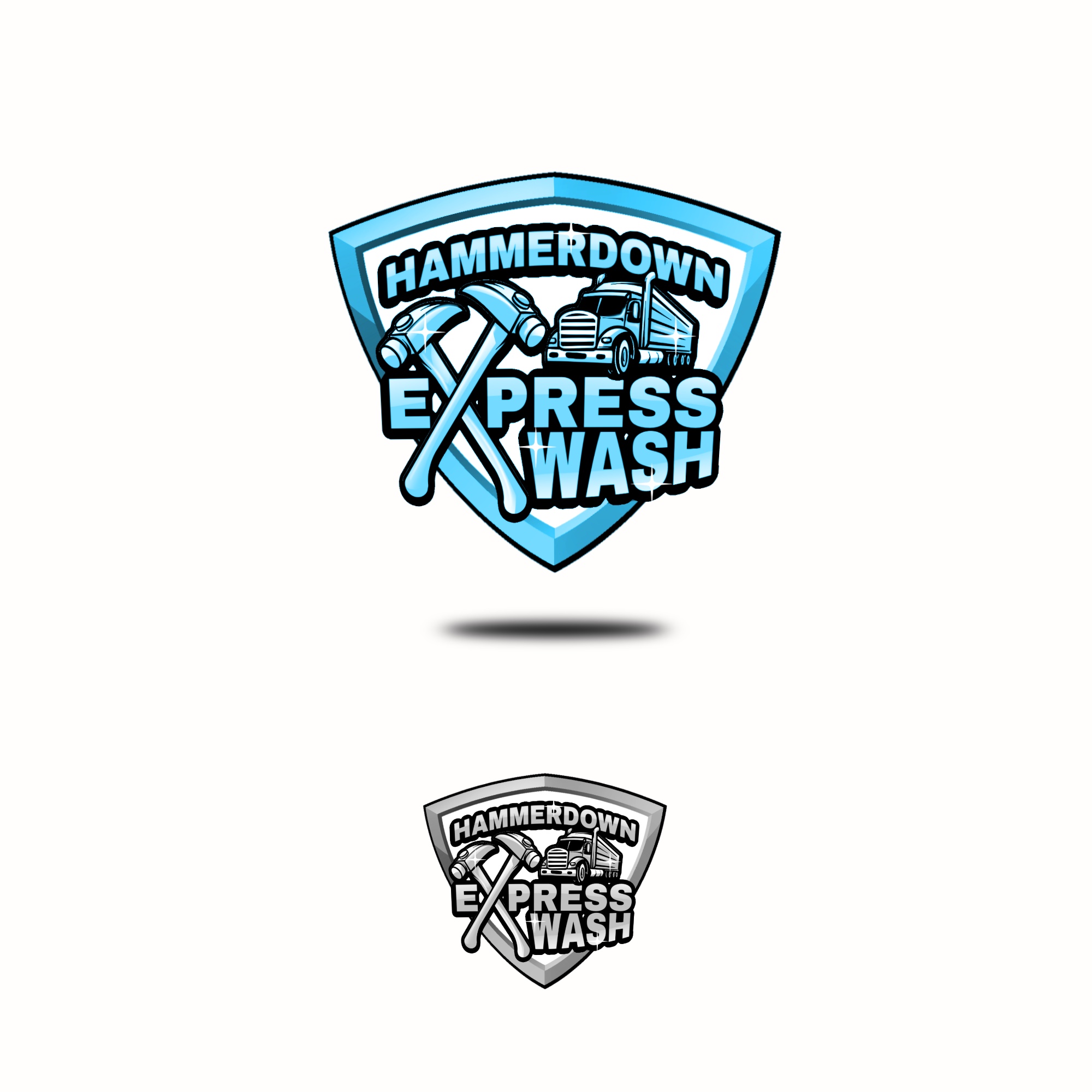 Design de Logo par Falih A pour Hammerdown Express Wash  | Design #33014896