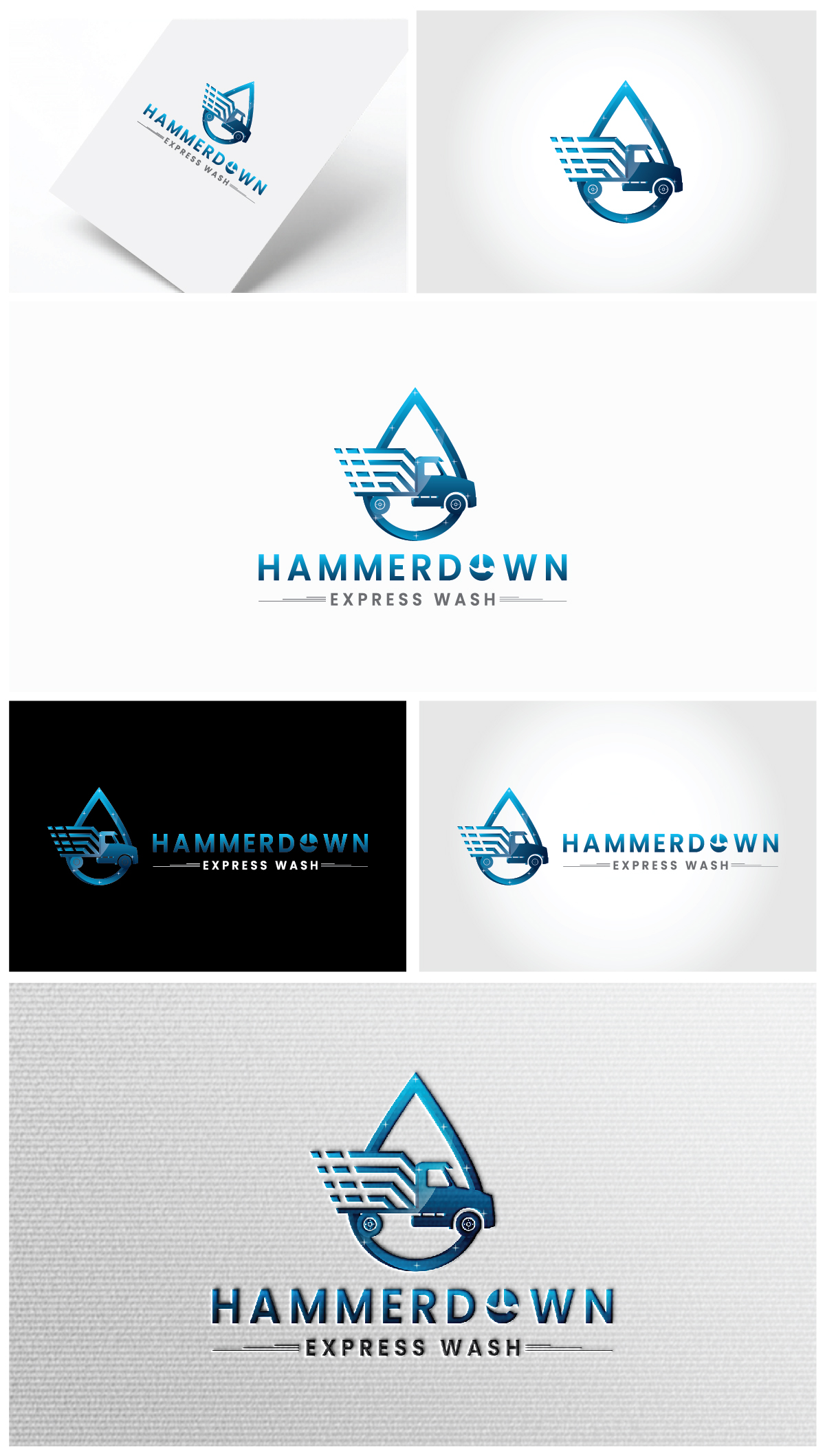 Design de Logo par Deziners Zone pour Hammerdown Express Wash  | Design #32994214