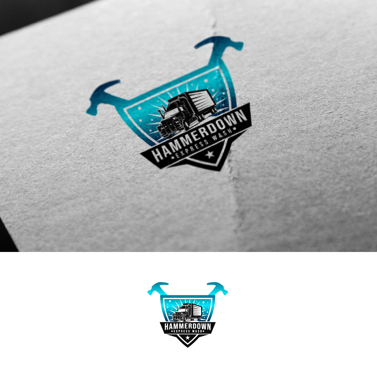 Design de Logo par fly  design pour Hammerdown Express Wash  | Design #32994122