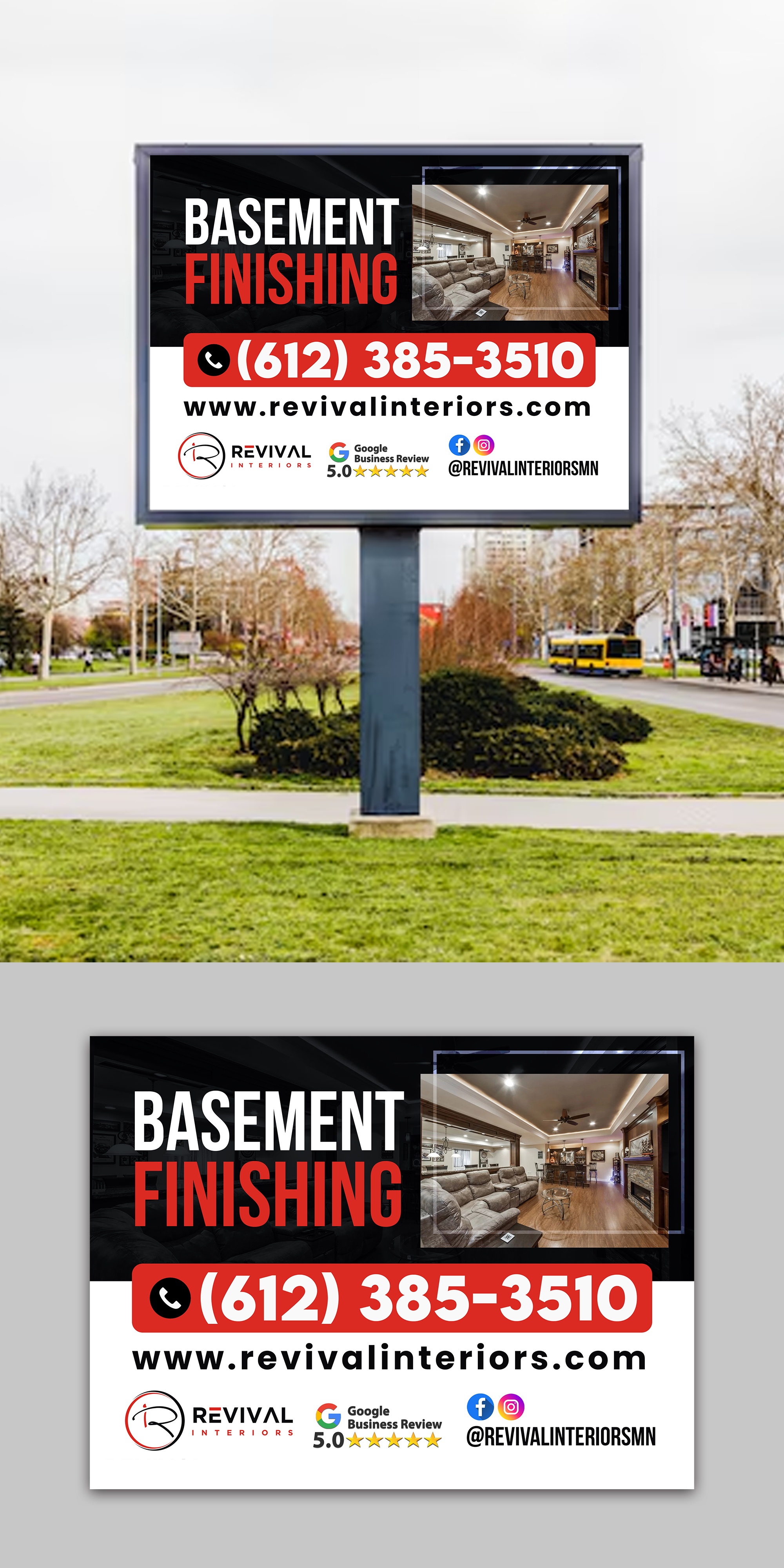 Graphic Design by ArtHive for Revival Interiors | Design #32995603