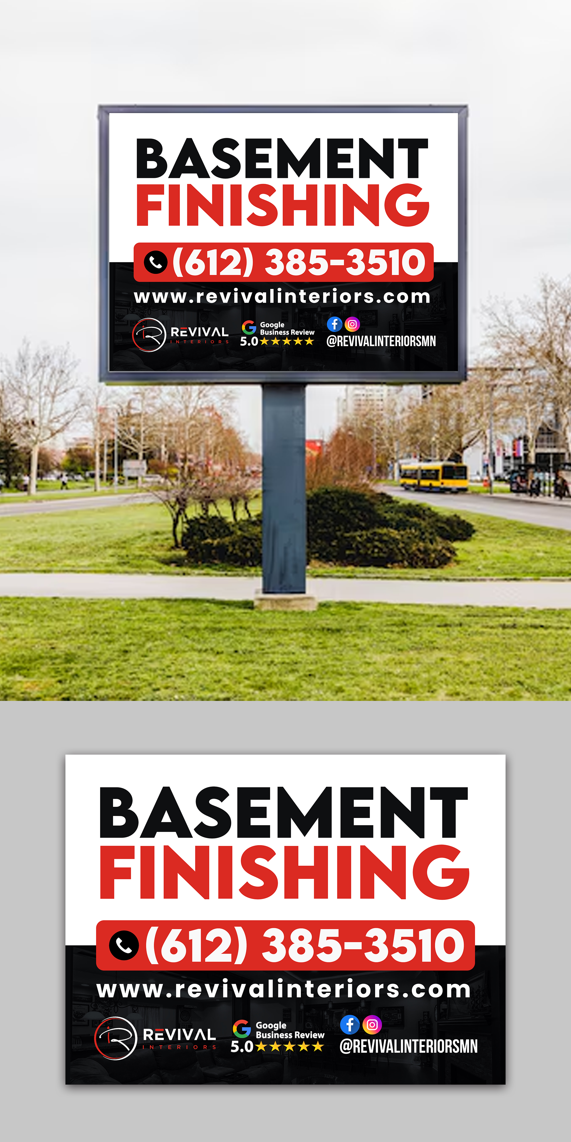 Graphic Design by ArtHive for Revival Interiors | Design #32995604