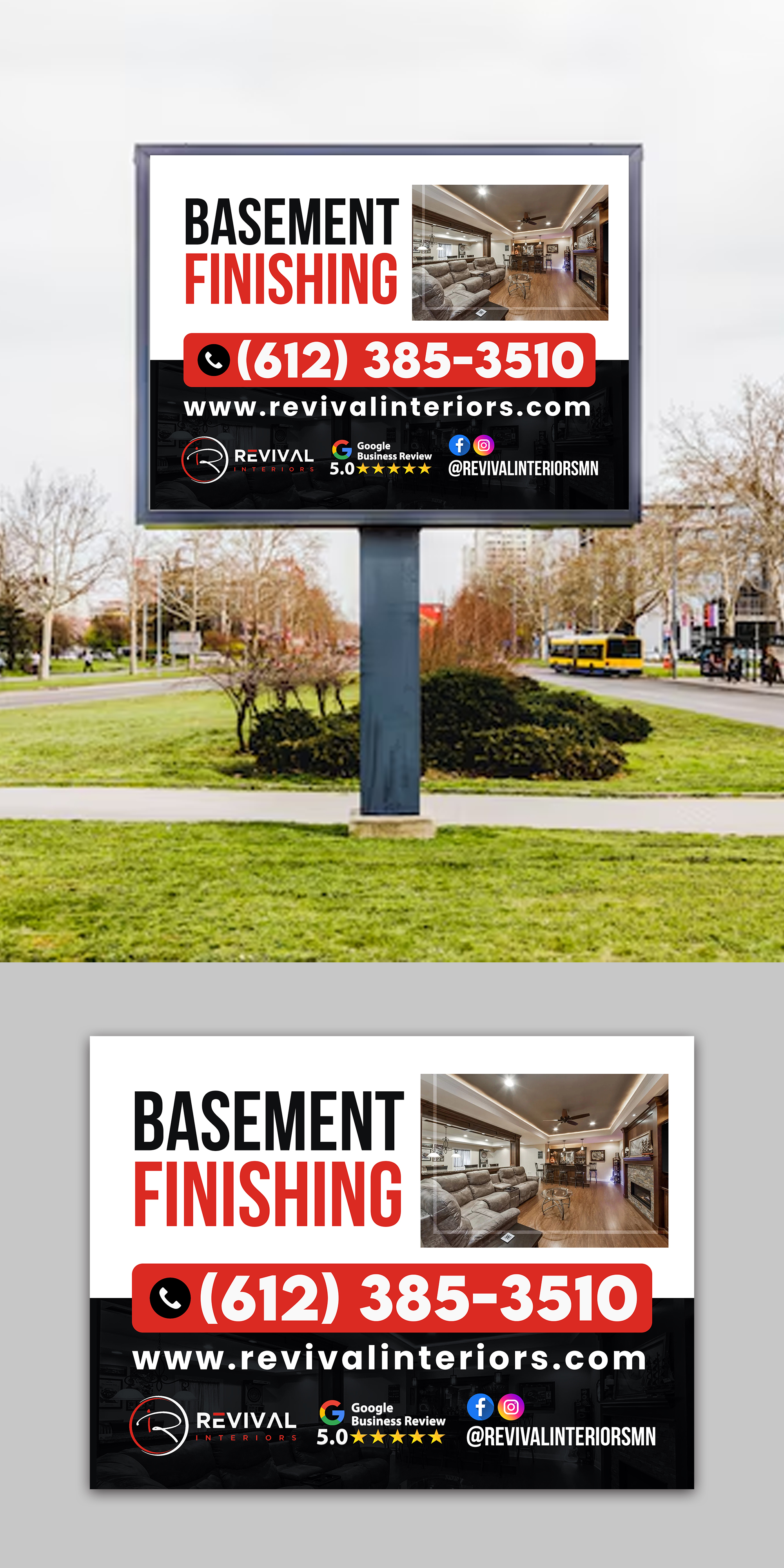 Graphic Design by ArtHive for Revival Interiors | Design #32995605