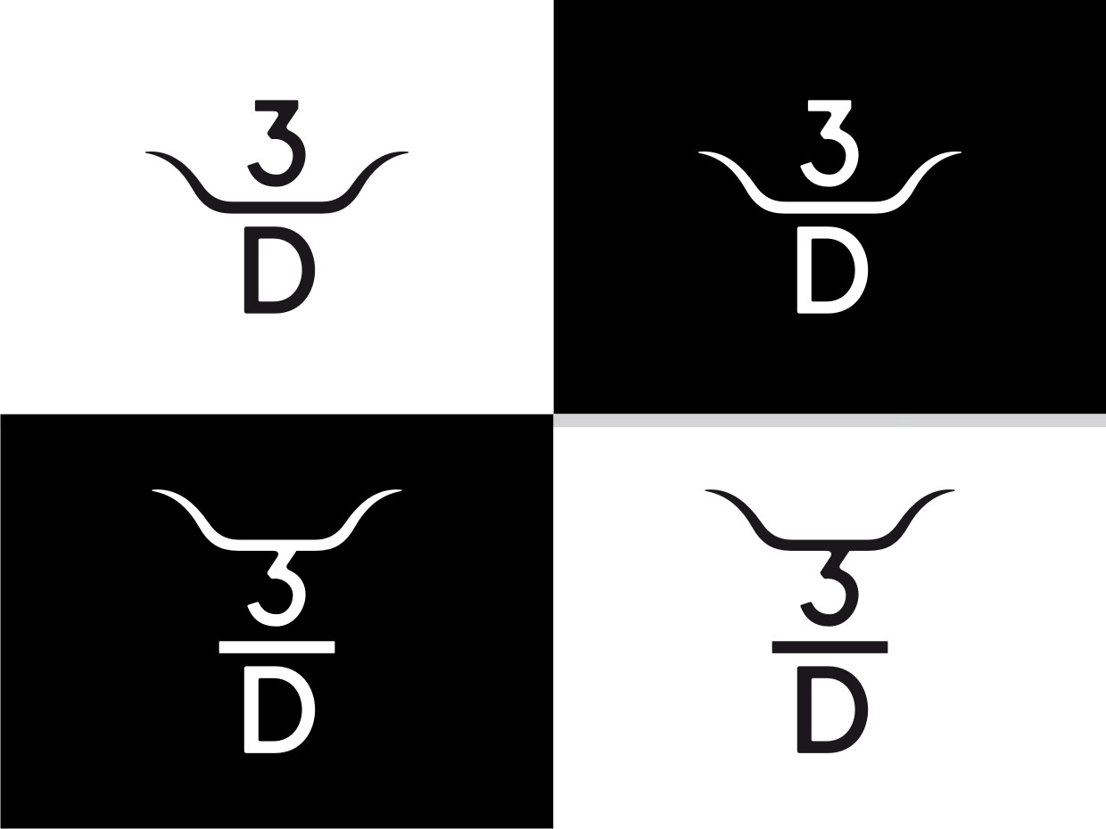 Logo Design by Atvento Graphics for 3 Bar D, LLC | Design #32994174