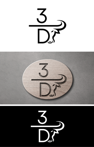 Logo Design by Rubia@ for 3 Bar D, LLC | Design: #32997008