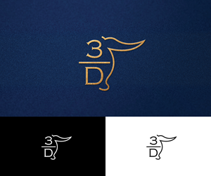 Logo Design by step forward 2 for 3 Bar D, LLC | Design: #32991426