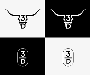Logo Design by step forward 2 for 3 Bar D, LLC | Design: #32991707