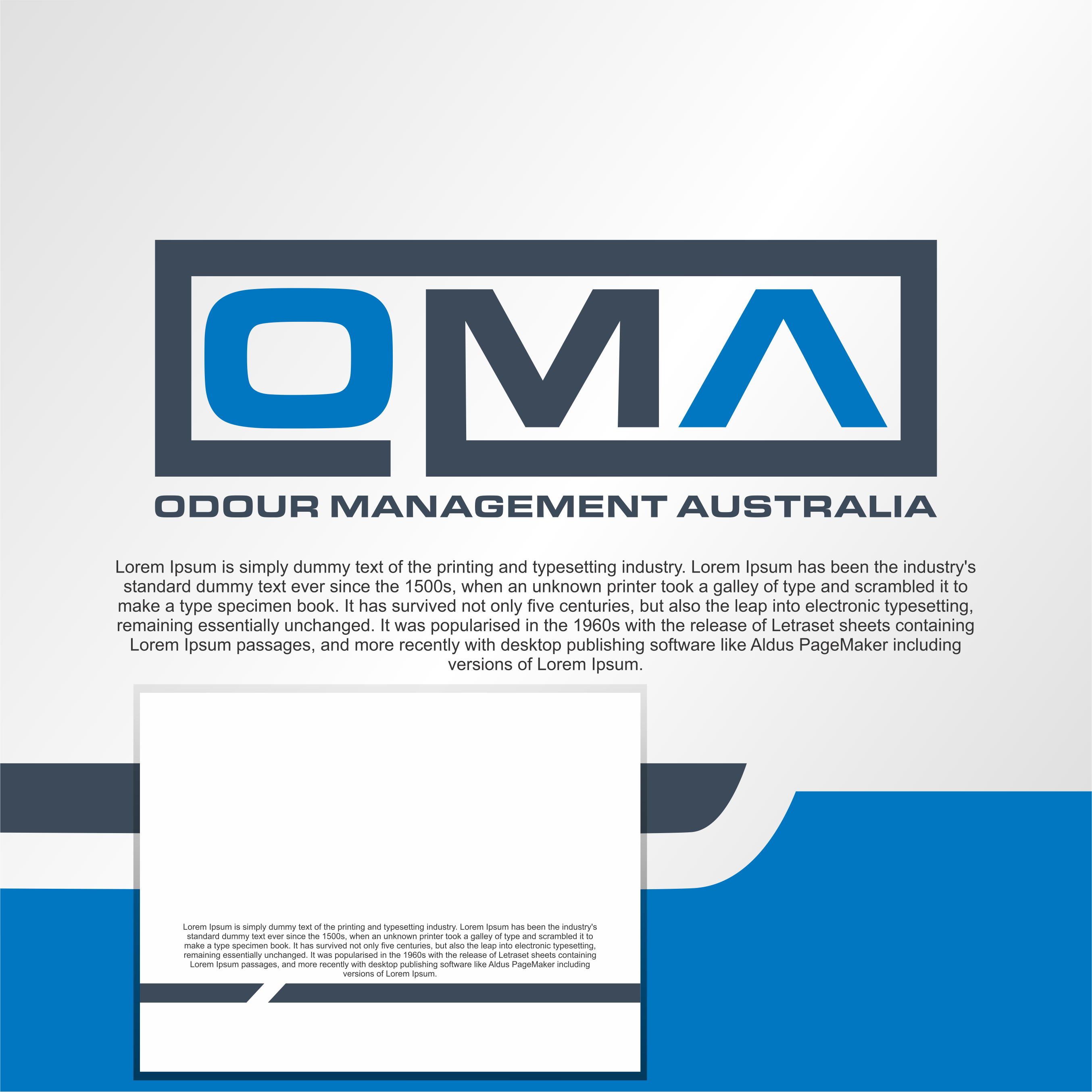 Logo Design by diego costa for Odour Management Australia | Design #32993191