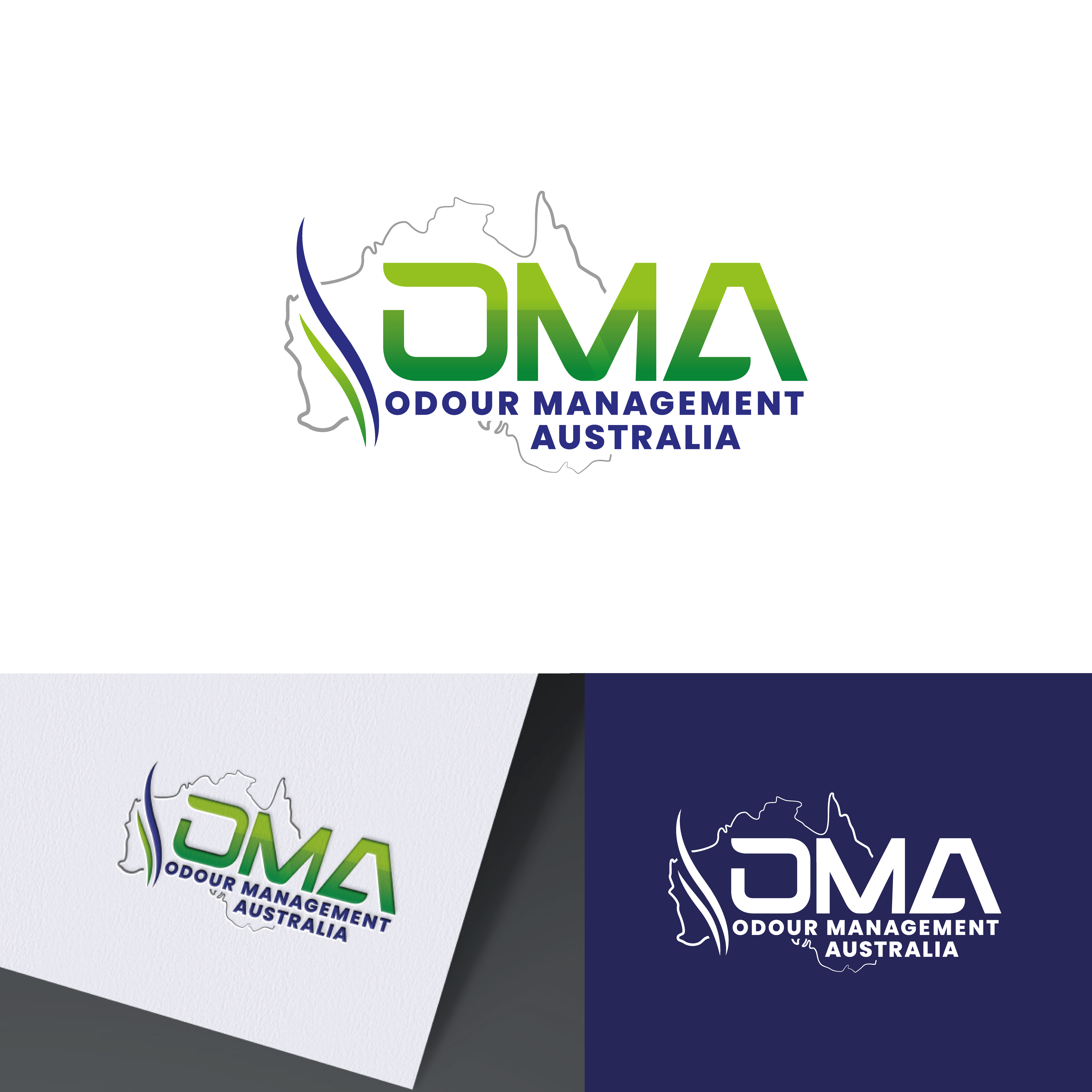Logo Design by AbhishekkM'24 for Odour Management Australia | Design #32995767