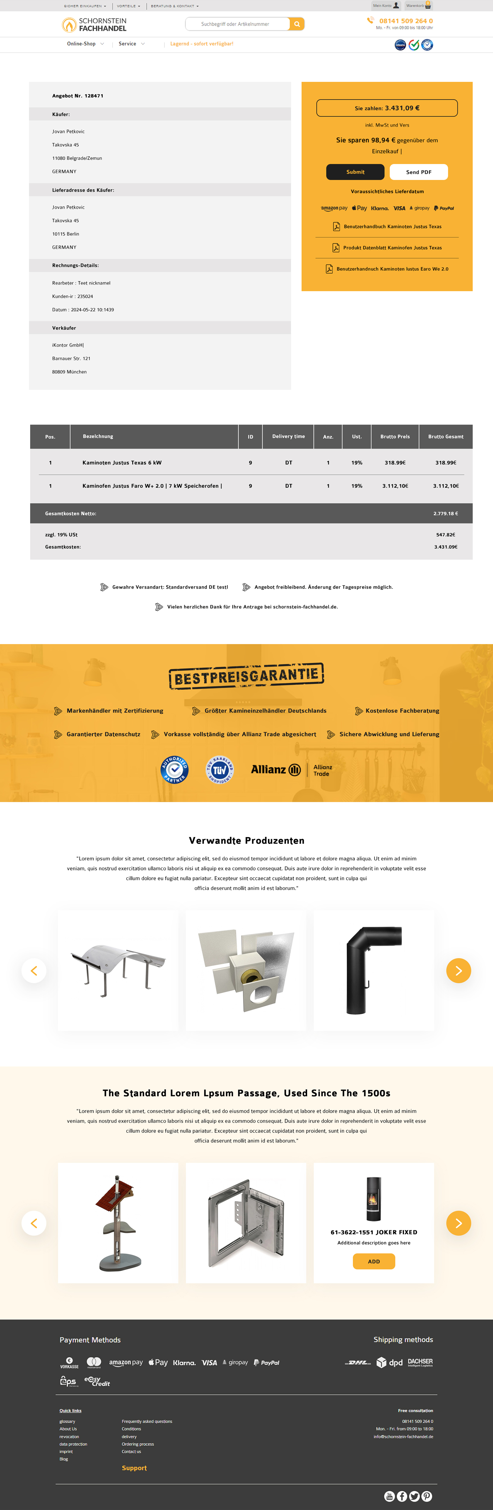 Web Design by Sbss for iKontor GmbH | Design #33001172