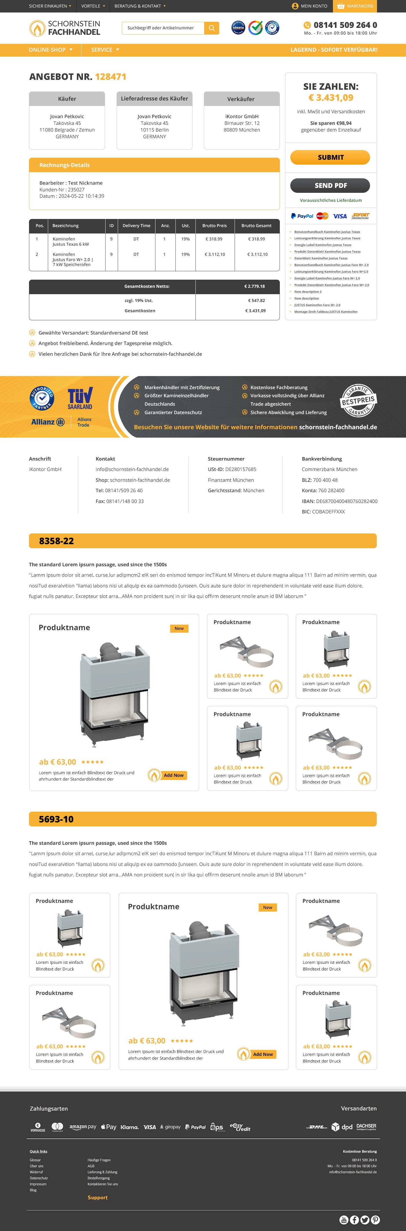 Web Design by SAI DESIGNS for iKontor GmbH | Design #33005968