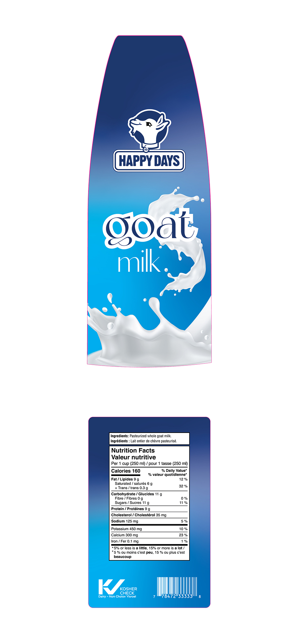 Label Design by YourLogoMaster for Happy Days Dairies Ltd. | Design #33001136