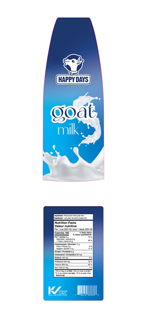 Label Design by YourLogoMaster for Happy Days Dairies Ltd. | Design: #33001136